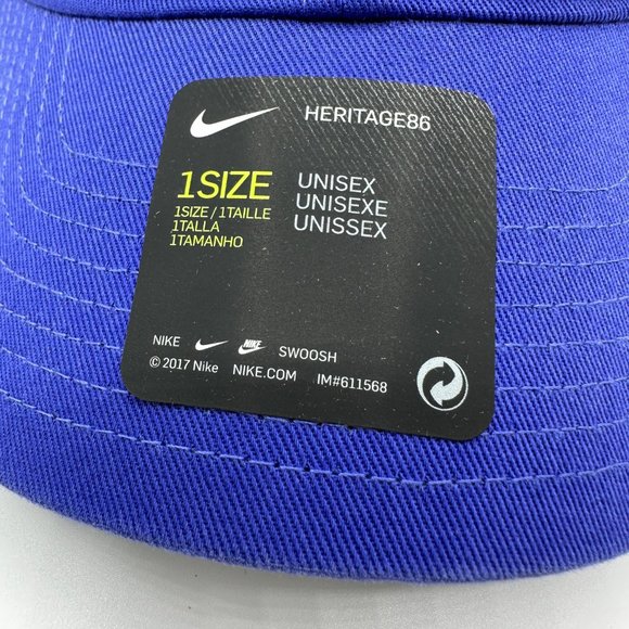 Nike Accessories Nike Golf Hat Heritage 86 Dri Fit Adjustable Blue